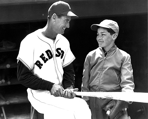 Ted Williams and young patient